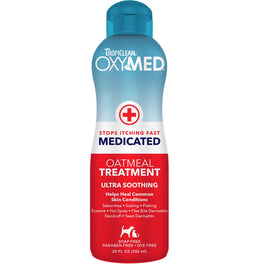 Tropiclean OxyMed Medicated Oatmeal Treatment Rinse for Cats & Dogs 20oz - Kohepets