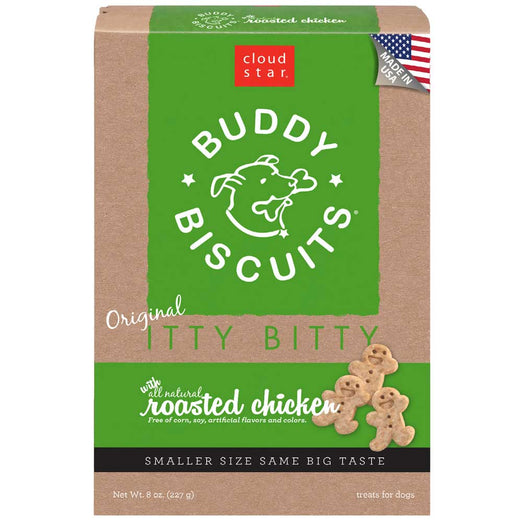 Cloud Star Itty Bitty Buddy Biscuits, Roasted Chicken Dog Treats 227g - Kohepets