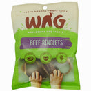 WAG Beef Ringlets Grain-Free Dog Treats 50g