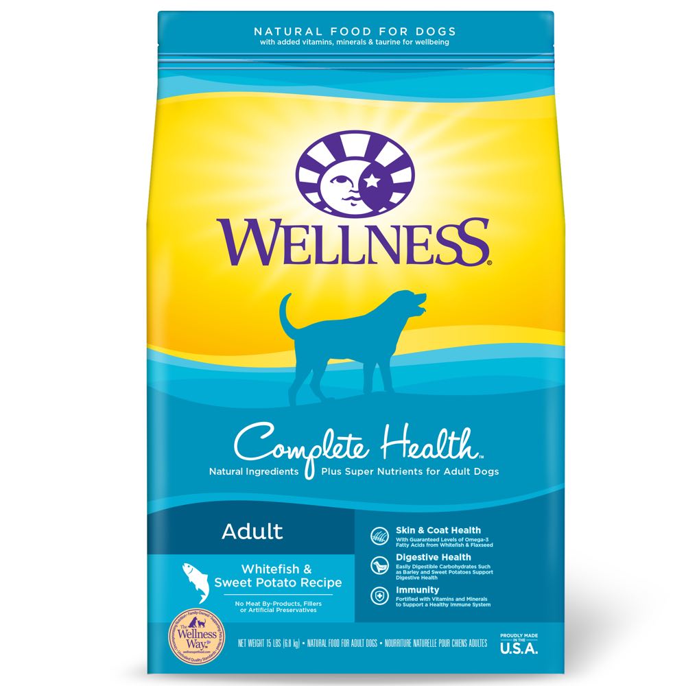 Wellness Complete Health Whitefish Sweet Potato Adult Dry Dog
