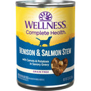20% OFF: Wellness Complete Health Venison & Salmon Stew With Carrots & Potatoes Grain-Free Canned Dog Food 354g