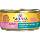 20% OFF: Wellness Complete Health Whitefish & Tuna Pate Grain-Free Kitten Canned Cat Food 5.5oz