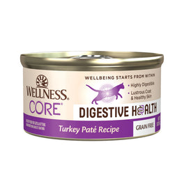 15% OFF: Wellness Core Digestive Health Turkey Pâté Canned Cat Food 85g - Kohepets