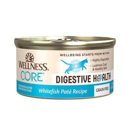 15% OFF: Wellness Core Digestive Health WhiteFish Pâté Canned Cat Food 85g - Kohepets