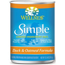 20% OFF: Wellness Simple Duck & Oatmeal Canned Dog Food 354g