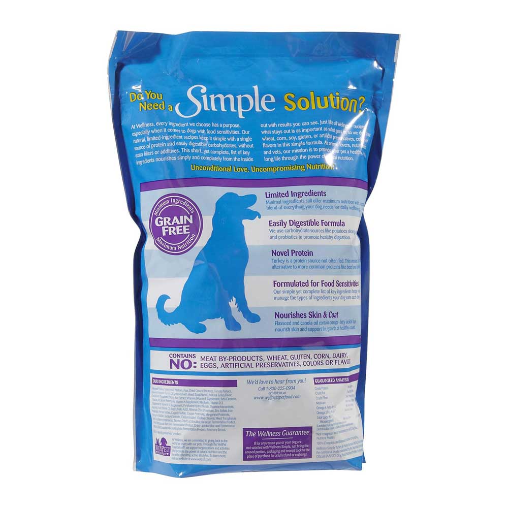Wellness Simple Grain-Free Turkey Potato Formula Adult Dry Dog