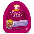 10% OFF: Wellness Petite Entrees Shredded Medley Roasted Chicken, Duck Cup Tray Dog Food 85g - Kohepets