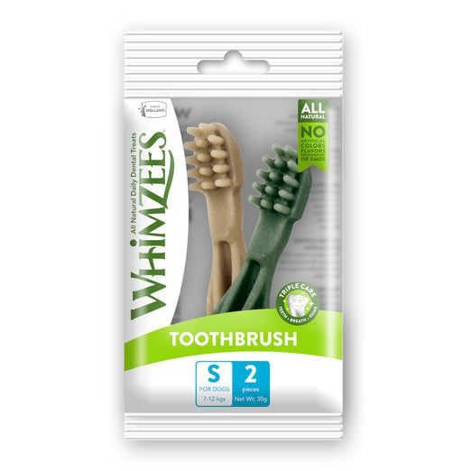 6 FOR $10 W/ MIN. $60 SPEND: Whimzees Toothbrush Small Natural Dog Treat 2ct - Kohepets