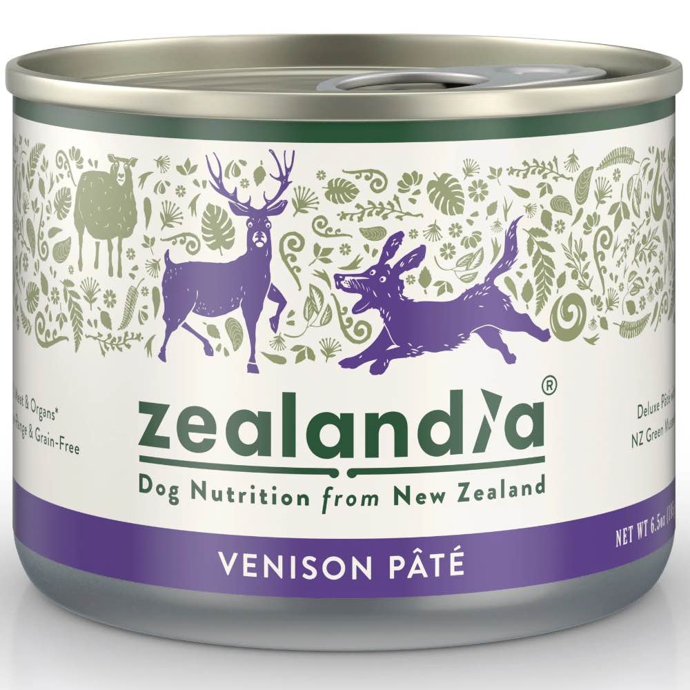 Zealandia Wild Venison Pate Grain-Free Adult Canned Dog Food 185g