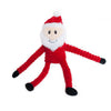 ZippyPaws Christmas Crinkle Santa Dog Toy - Kohepets