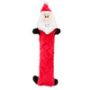 ZippyPaws Christmas Jigglerz Santa Dog Toy - Kohepets
