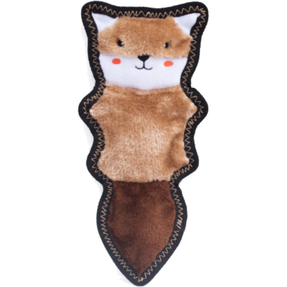 ZippyPaws Z-Stitch Skinny Peltz Chipmunk Dog Toy Kohepets