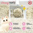 Strong Premium Tofu Hygiene Cat Litter With With Strawberry Fresh Scent 6L