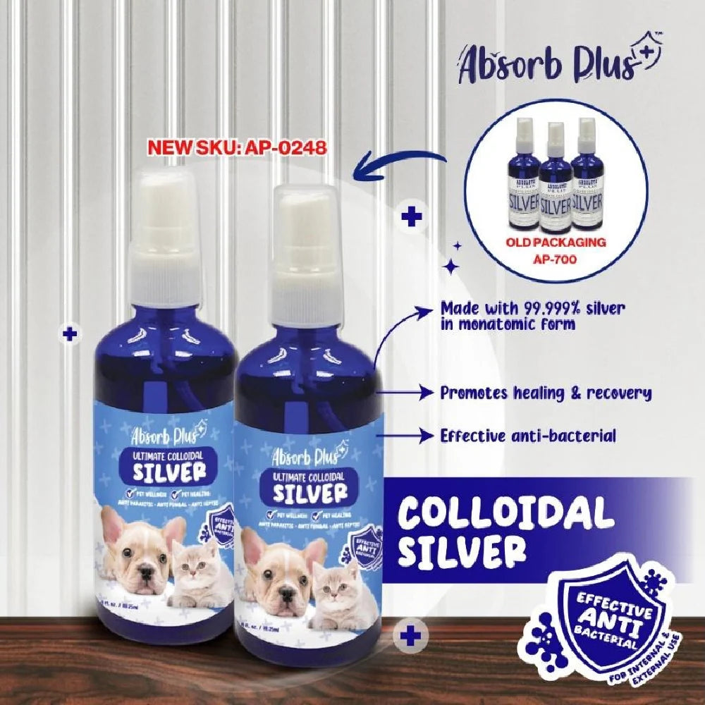 Absorb Plus Ultimate Colloidal Silver Spray 4oz (118ml)
