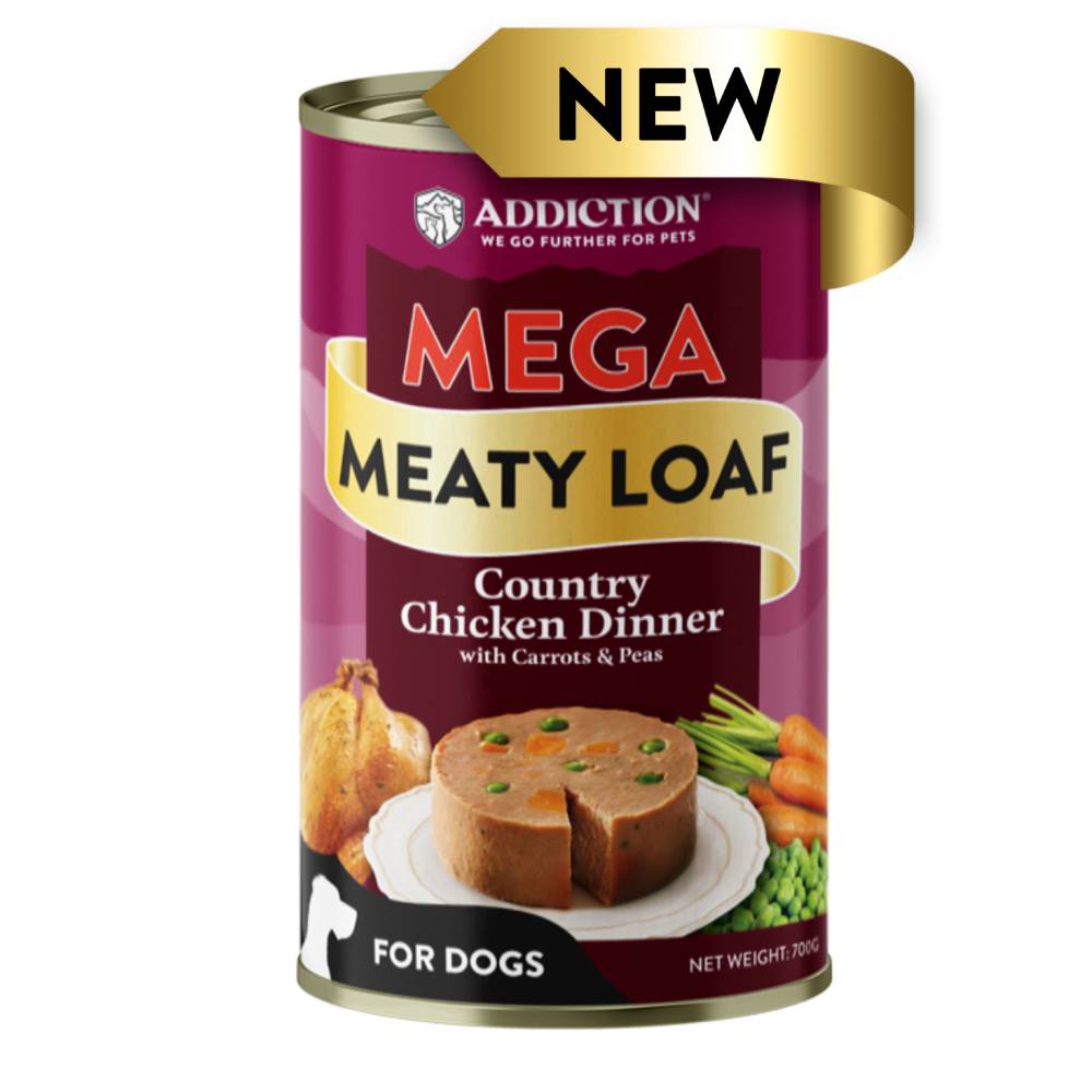 Addiction Mega Country Chicken Dinner Meaty Loaf Canned Dog Food 700g