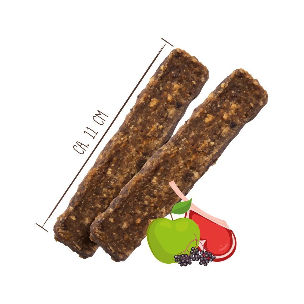 '50% OFF (Exp 15May25)': Bosch Sammy's Gourmet Strips with Chicken & Lamb Grain-Free Dog Treats 180g