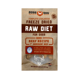 FREE SAMPLE (1 per order, Exp 19May24): Boss Dog Freeze-Dried Beef Recipe Dog Food 7g
