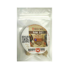 FREE SAMPLE (1 per order): Boss Dog Freeze-Dried Beef Recipe Dog Food - Kohepets