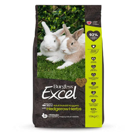 20% OFF: Burgess Excel Nature's Blend Nuggets with Hedgerow Herbs For Adult Rabbits 1.5kg
