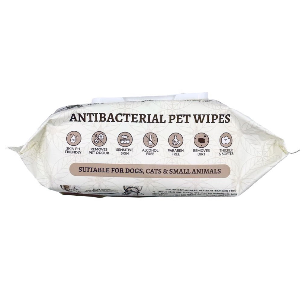 3 FOR $11.50: Care For The Good Antibacterial Pet Wipes For Cats & Dogs (Pomegranate) 100pc
