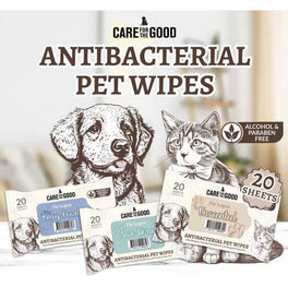 Care For The Good Antibacterial Pet Wipes For Cats & Dogs 20pc