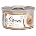 Cherie Shredded Chicken Entrées In Gravy Canned Cat Food 80g
