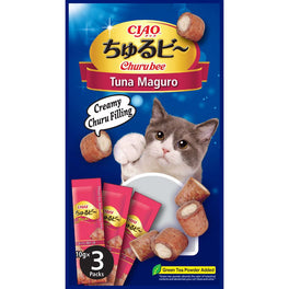 3 FOR $16: Ciao Churubee Tuna Maguro Creamy Cat Treats 30g