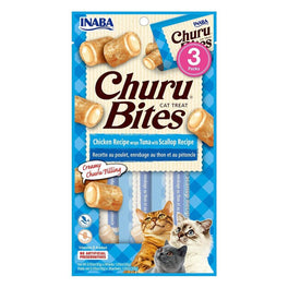 $1 OFF: Ciao Inaba Churu Bites Chicken Recipe Wraps Tuna with Scallop Cat Treats 30g
