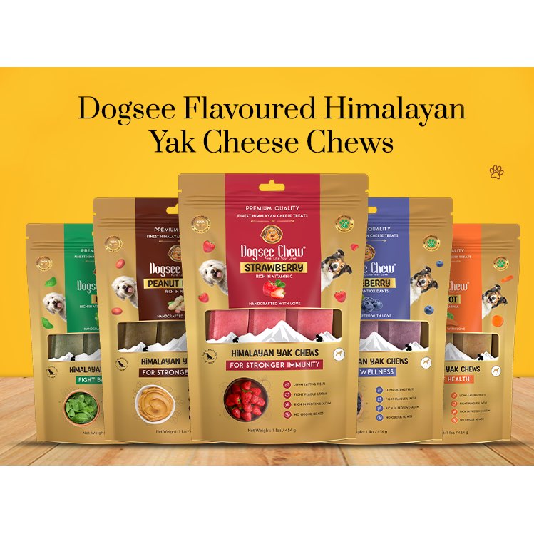 44% OFF: Dogsee Himalayan Yak Chew Dog Treats 100g