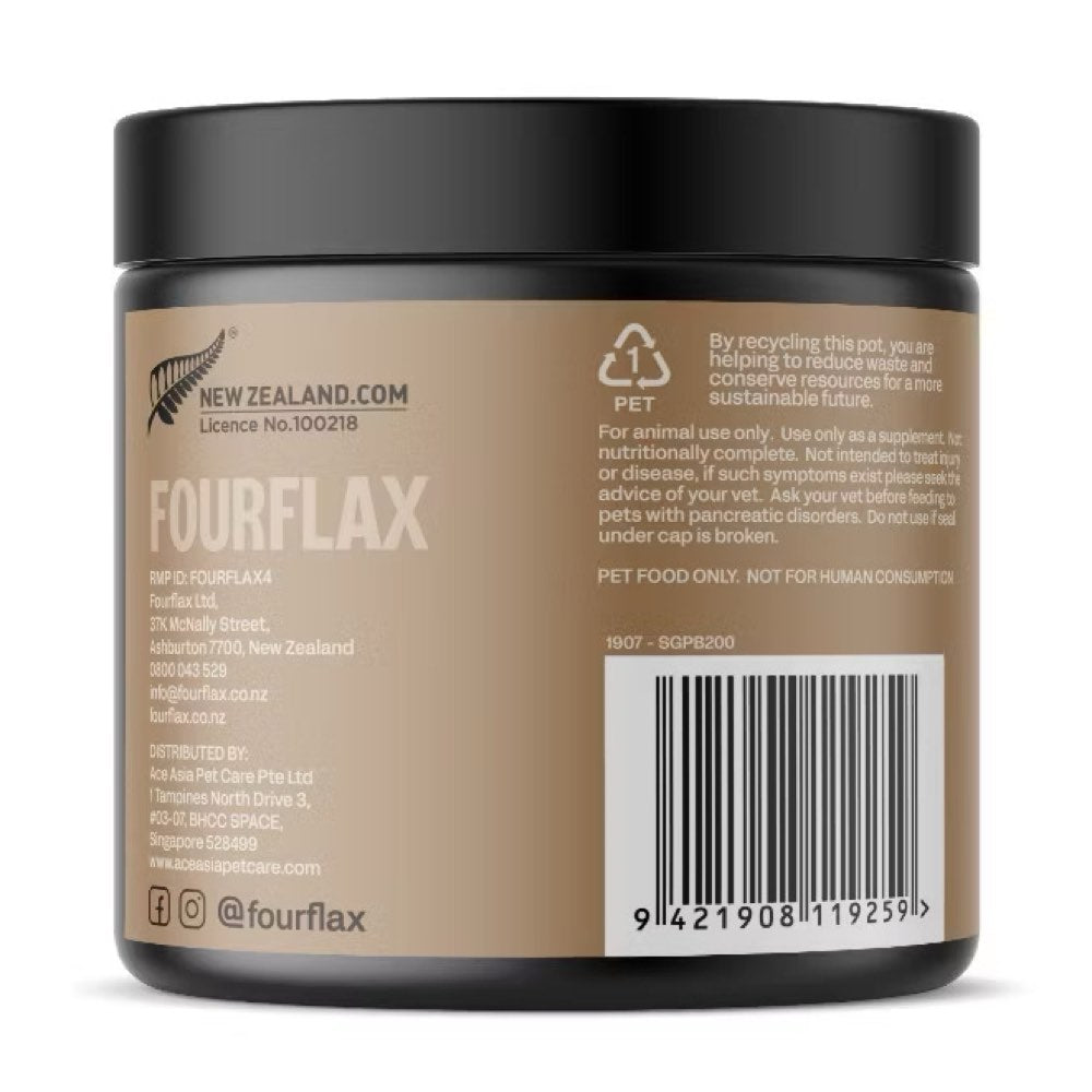 $16 OFF: Fourflax Probiotics Nutritional Powder Supplement For Cats & Dogs 200g