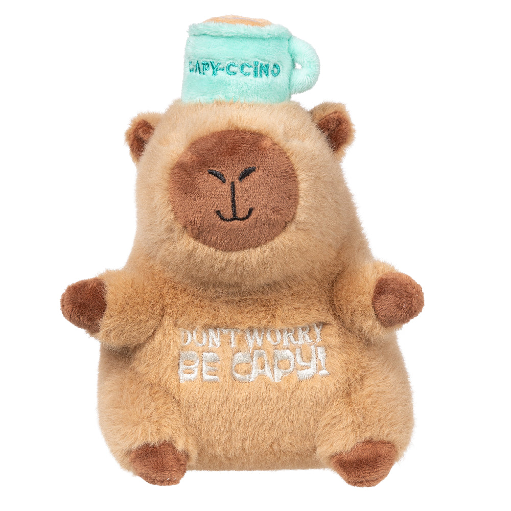 FuzzYard Capy-ccino Plush Dog Toy - Kohepets