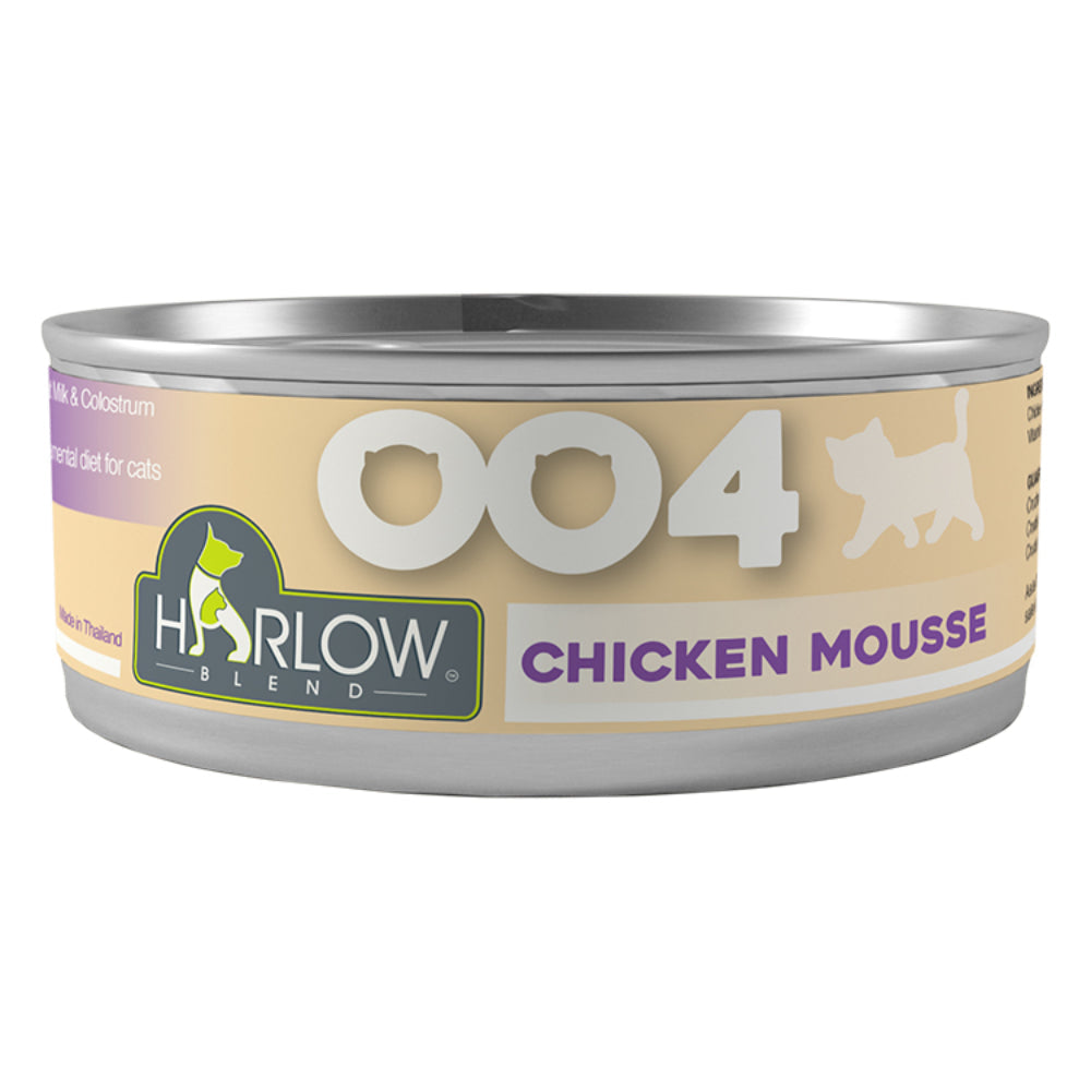 Harlow Blend OO4 Chicken Mousse for Kitten Canned Cat Food 80g