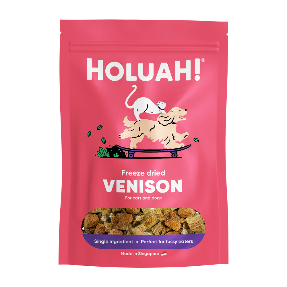 30% OFF: Holuah Venison Freeze Dried Treats For Cats & Dogs 50g