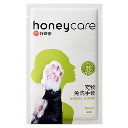 Honey Care SPA Cleansing Glove Wipes For Cats & Dogs