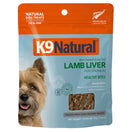 K9 Natural Lamb Liver Healthy Bites Dog Treats 50g