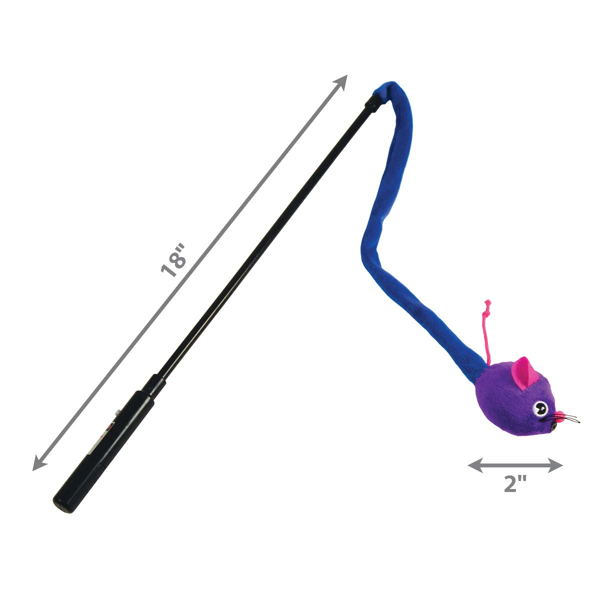 '40% OFF': Kong Laser Teaser Wand Cat Toy (Assorted Characters)