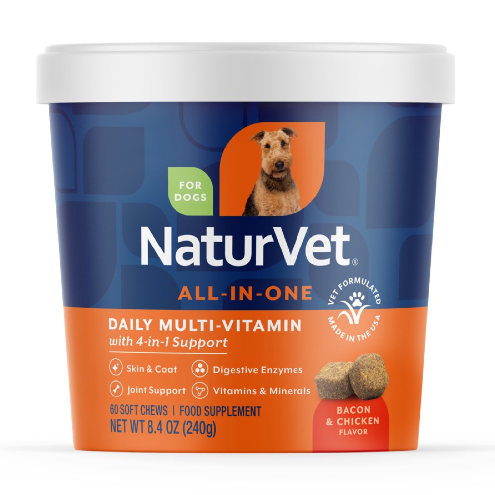 15% OFF: NaturVet All-In-One Soft Chew Supplement For Dogs 60 count