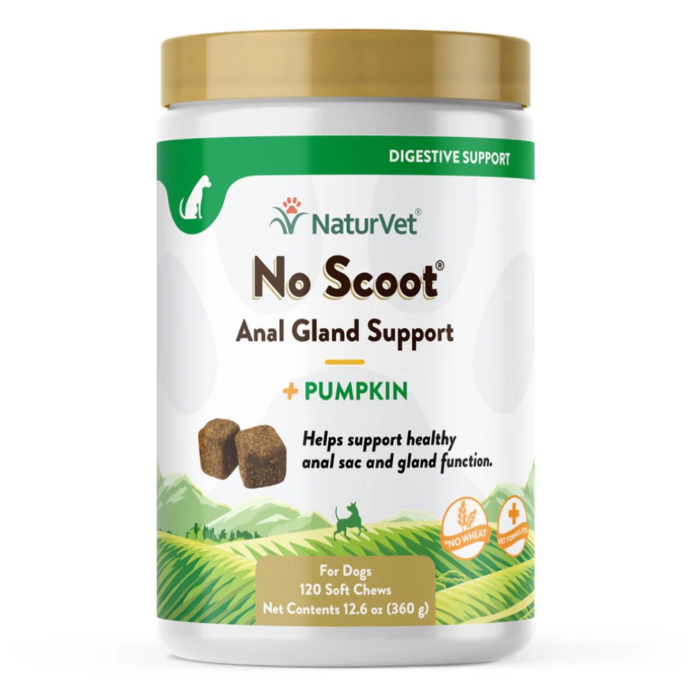 18% OFF: NaturVet No Scoot Plus Pumpkin Anal Gland Support Supplement For Dogs