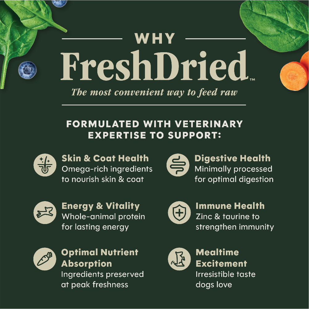 Instinct FreshDried Meal Blends Beef & Wild Berries Blend Dog Food