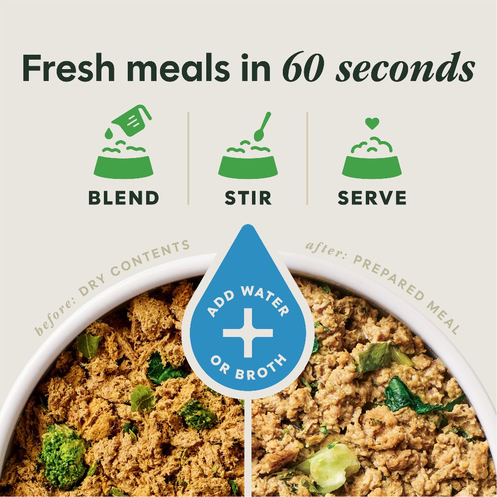 Instinct FreshDried Meal Blends Chicken & SuperGreens Blend Dog Food