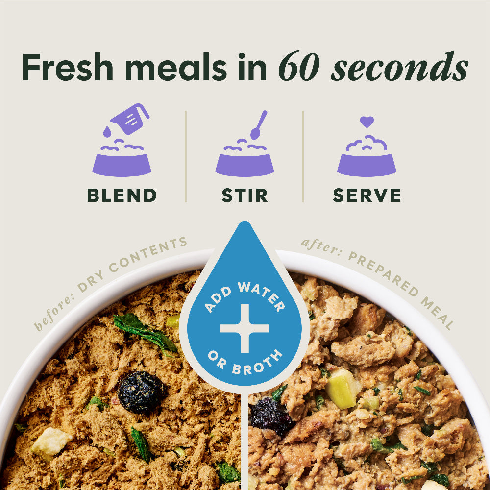 Instinct FreshDried Meal Blends Beef & Orchard Blend Dog Food