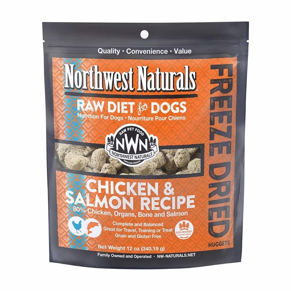 Northwest Naturals Chicken & Salmon Freeze Dried Raw Diet Dog Food