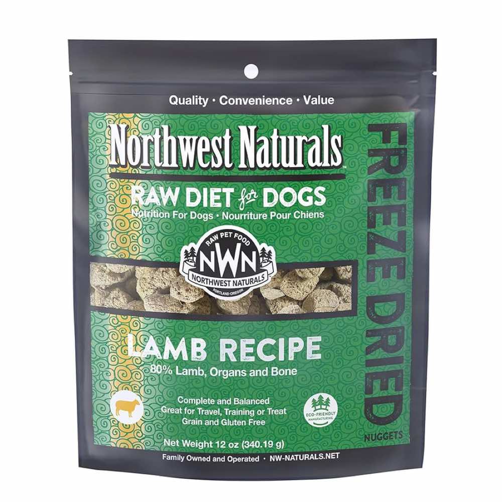 Northwest Naturals Lamb Freeze Dried Raw Diet Dog Food