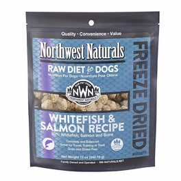 Northwest Naturals Whitefish & Salmon Freeze Dried Raw Diet Dog Food