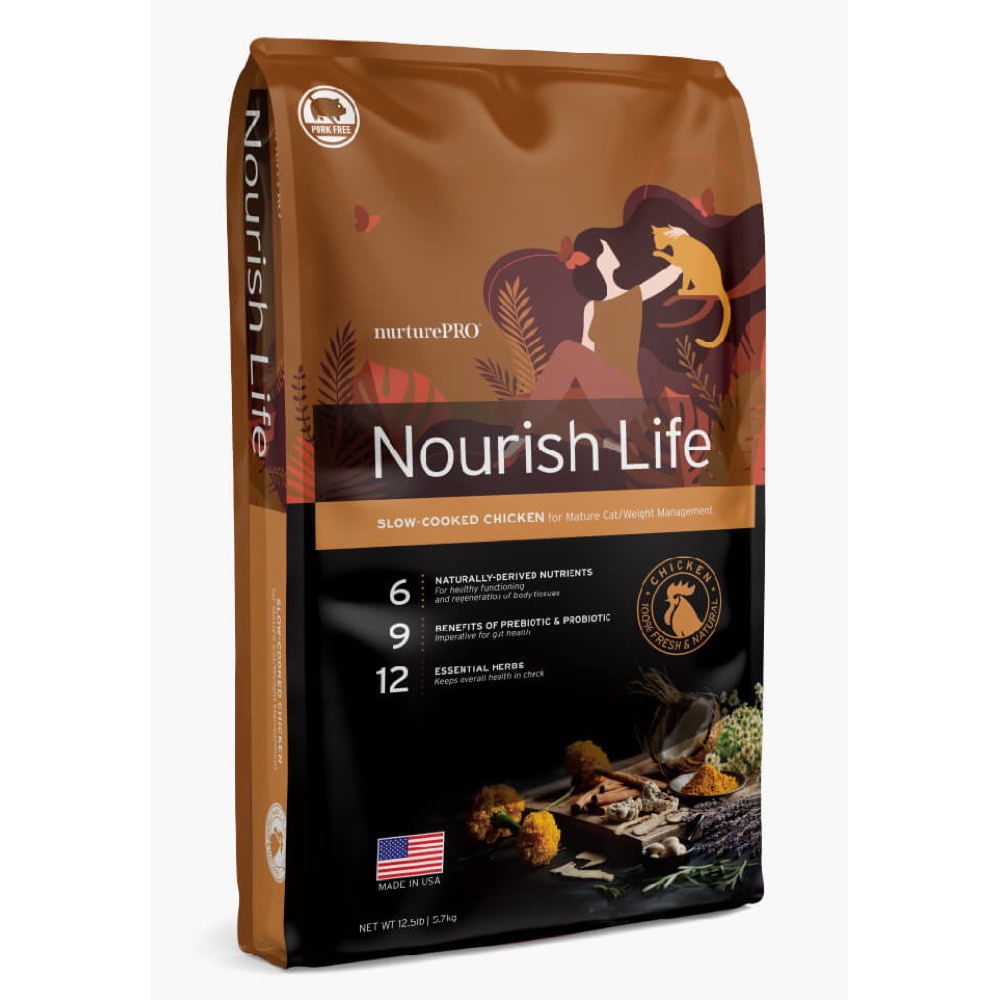 20% OFF: Nurture Pro Nourish Life Chicken Mature 7+ Formula Dry Cat Food