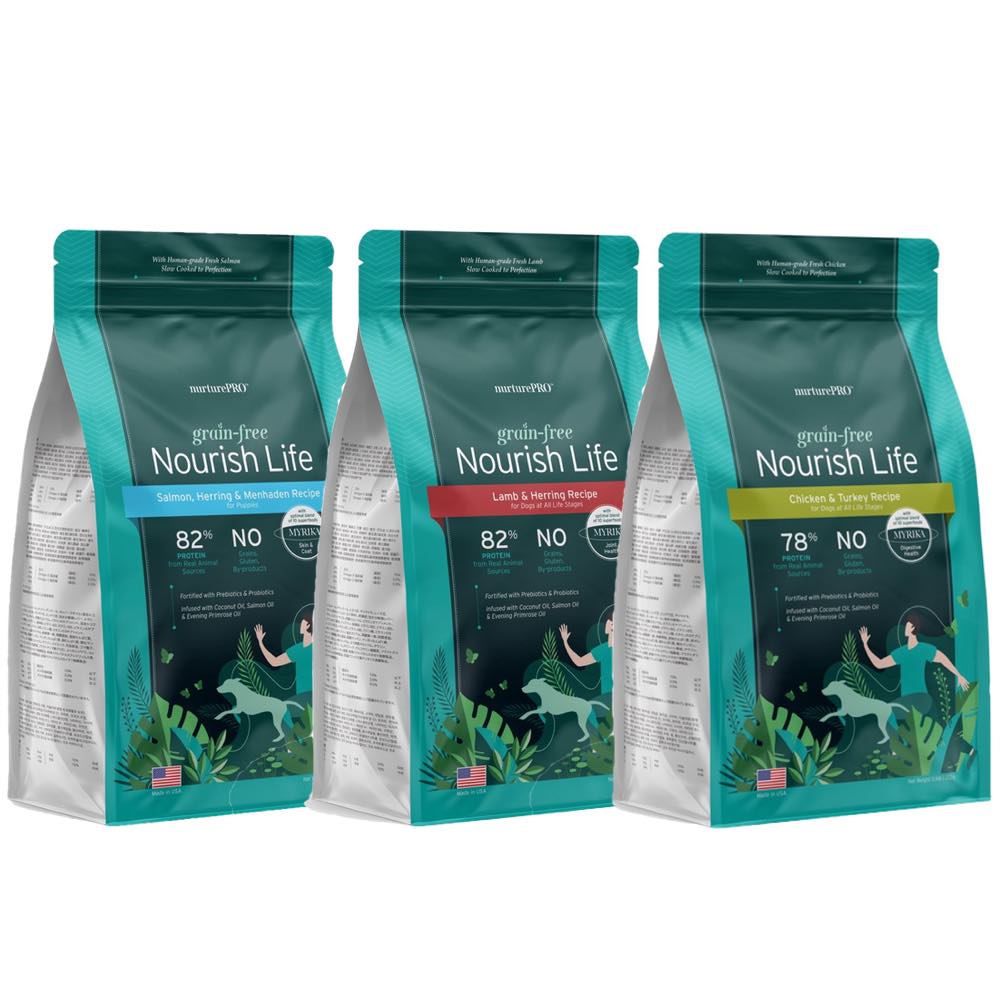 $7 OFF: Nurture Pro Nourish Life Grain-Free Dry Dog Food 0.6lb