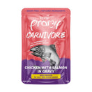 Pramy Carnivore Chicken with Salmon in Gravy Pouch Cat Food 70g x 12