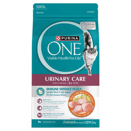 'BUNDLE DEAL/FREE TREAT': Purina One Adult Urinary Care with Chicken Dry Cat Food 1.2kg