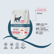 'FREE TREAT': Quattro Salmon Sterilised Dry Cat Food