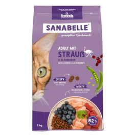 Sanabelle Adult Ostrich Dry Cat Food